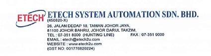 ETECH SYSTEM AUTOMATION SDN BHD